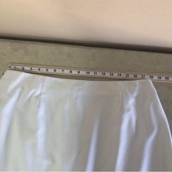 Talbots Plus Petite White Skirt NWT 18WP - Picture 5 of 9